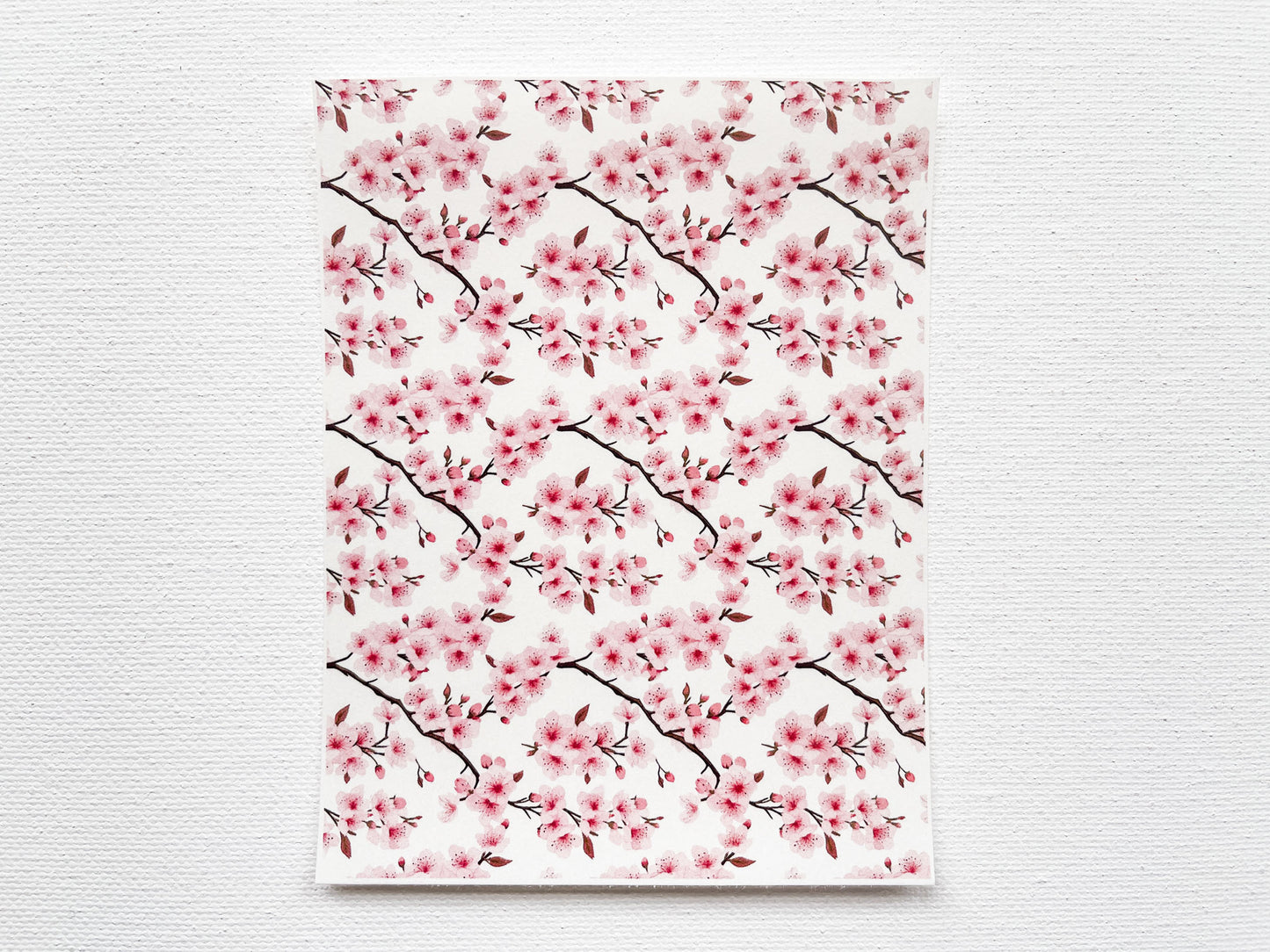 Transfer Sheet for Polymer Clay, Cherry Blossoms
