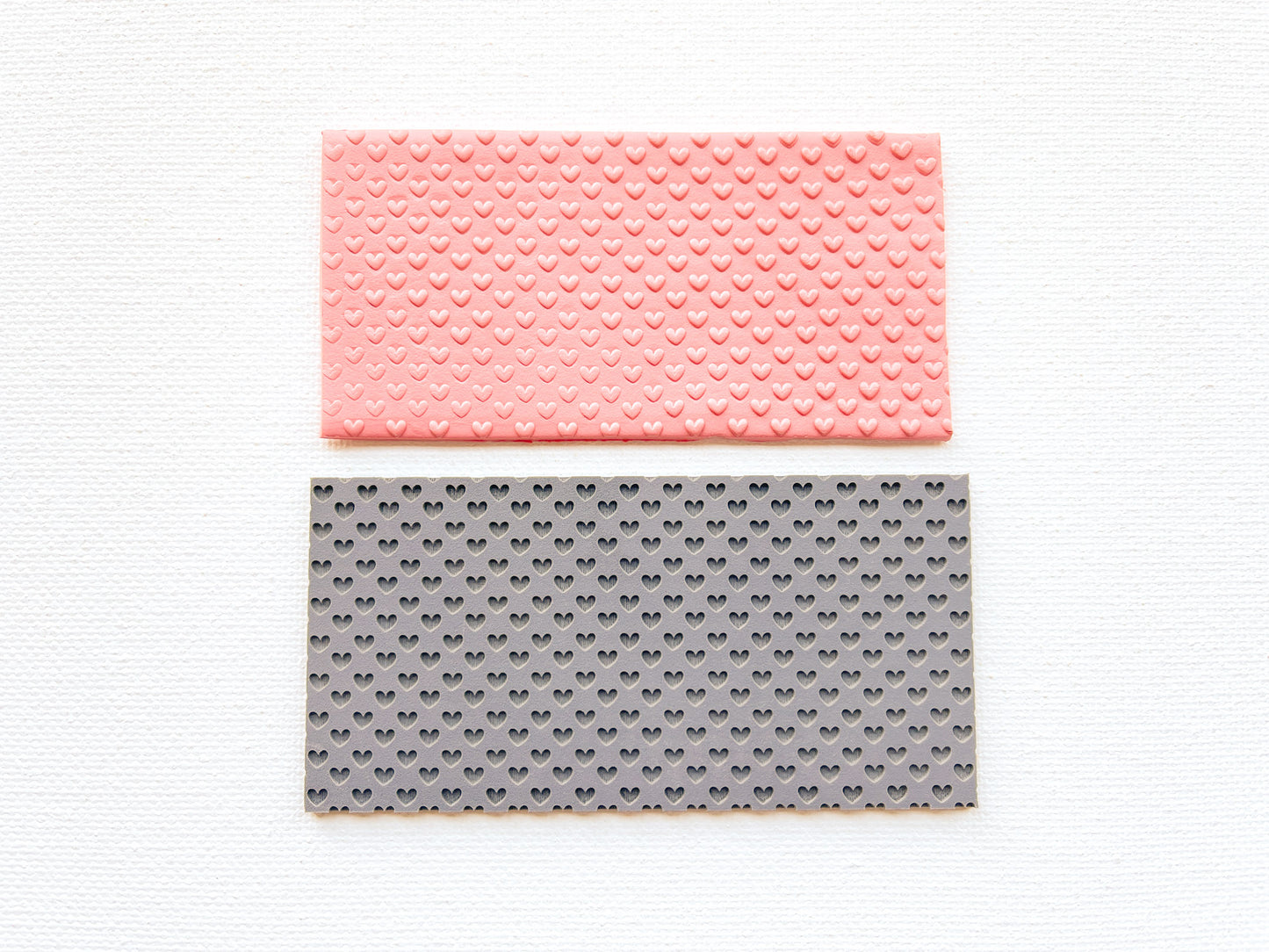 Texture Mat for Polymer Clay, Tiny Hearts
