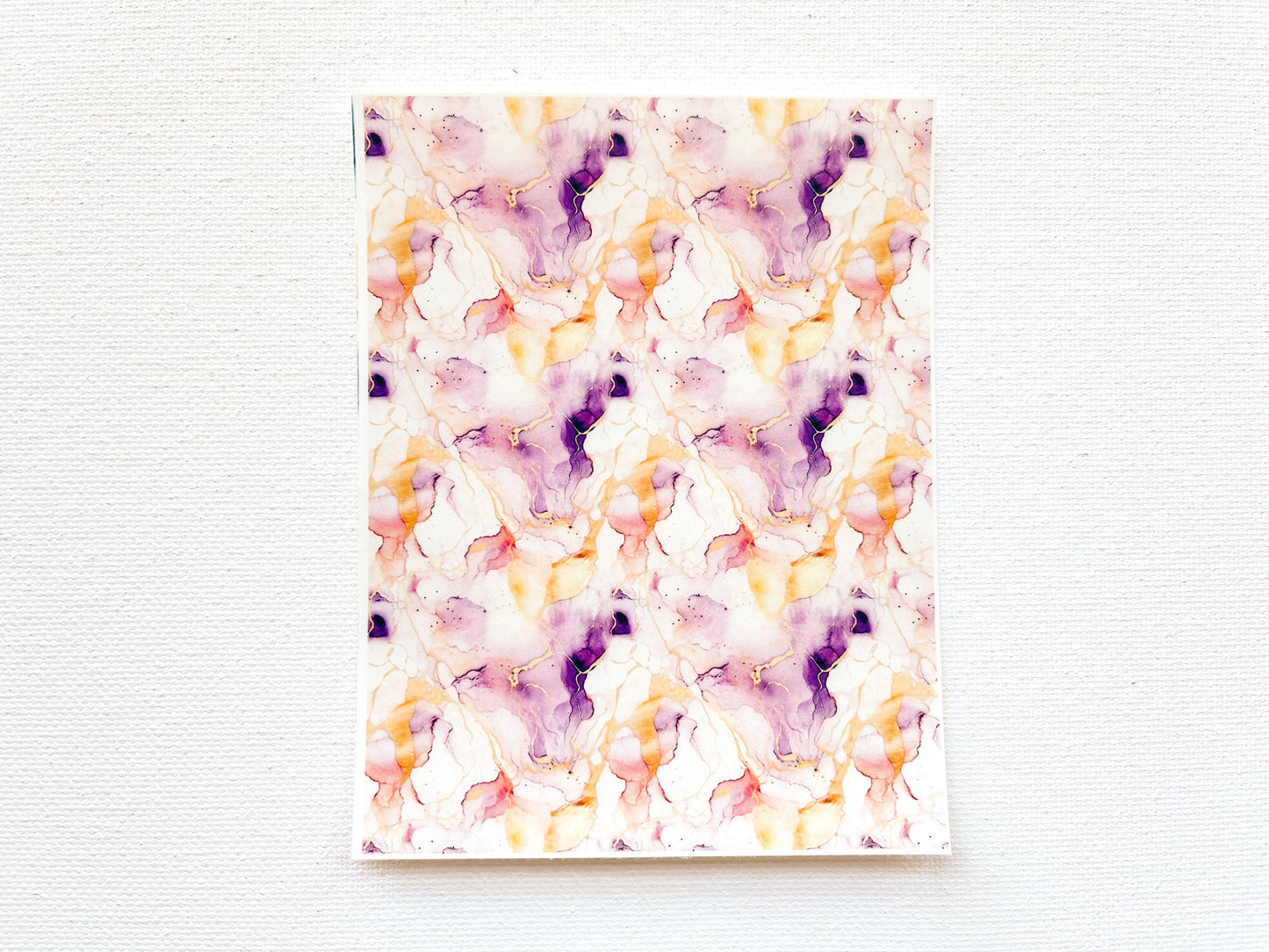 Transfer Sheet for Polymer Clay, Alcohol Ink Abstract Patterns