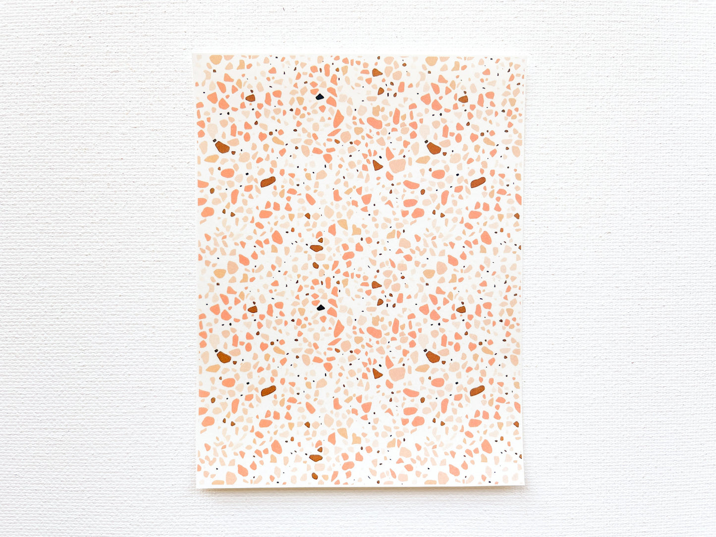 Transfer Sheet for Polymer Clay, Terrazzo Mosaic Stone Pattern