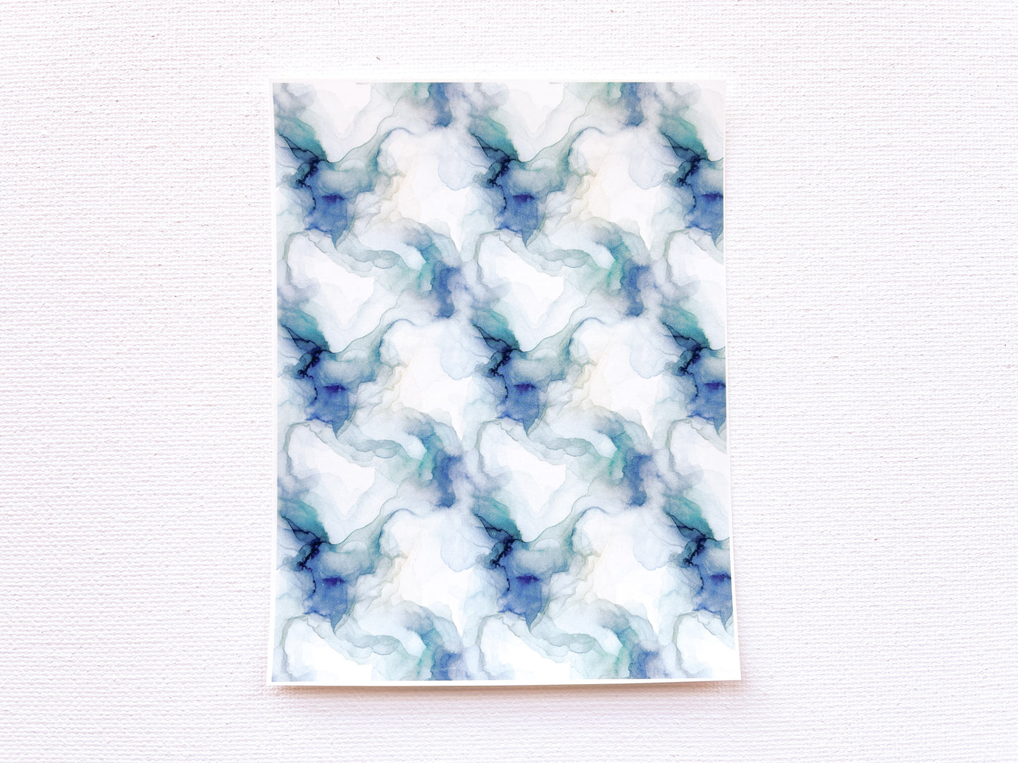 Transfer Sheet for Polymer Clay, Alcohol Ink Abstract Patterns