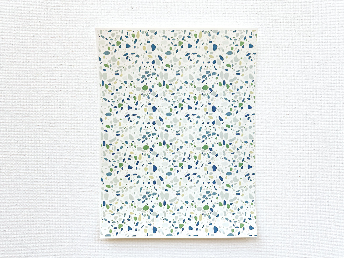 Transfer Sheet for Polymer Clay, Terrazzo Mosaic Stone Pattern