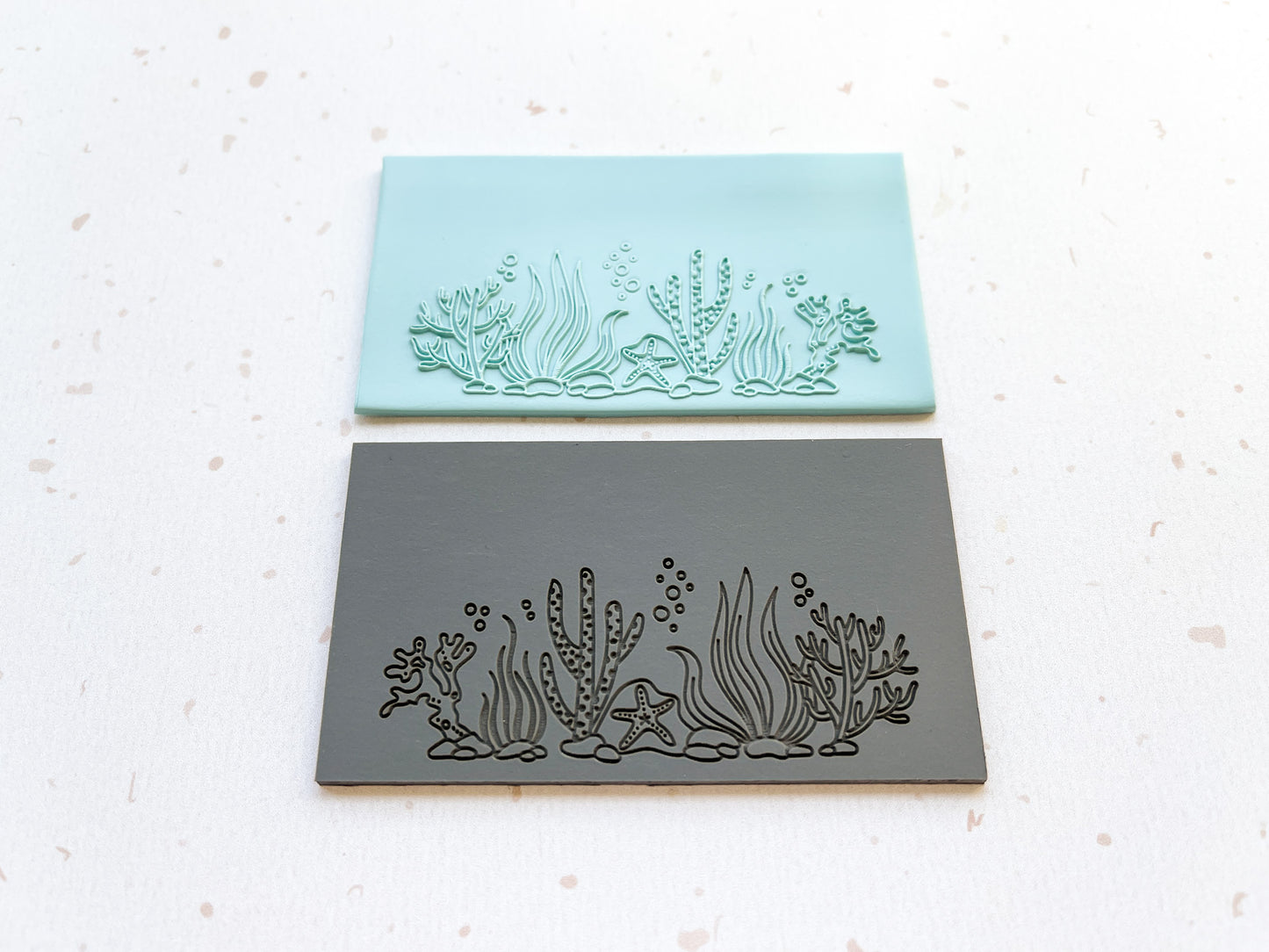 Texture Mat for Polymer Clay, Coral Reef