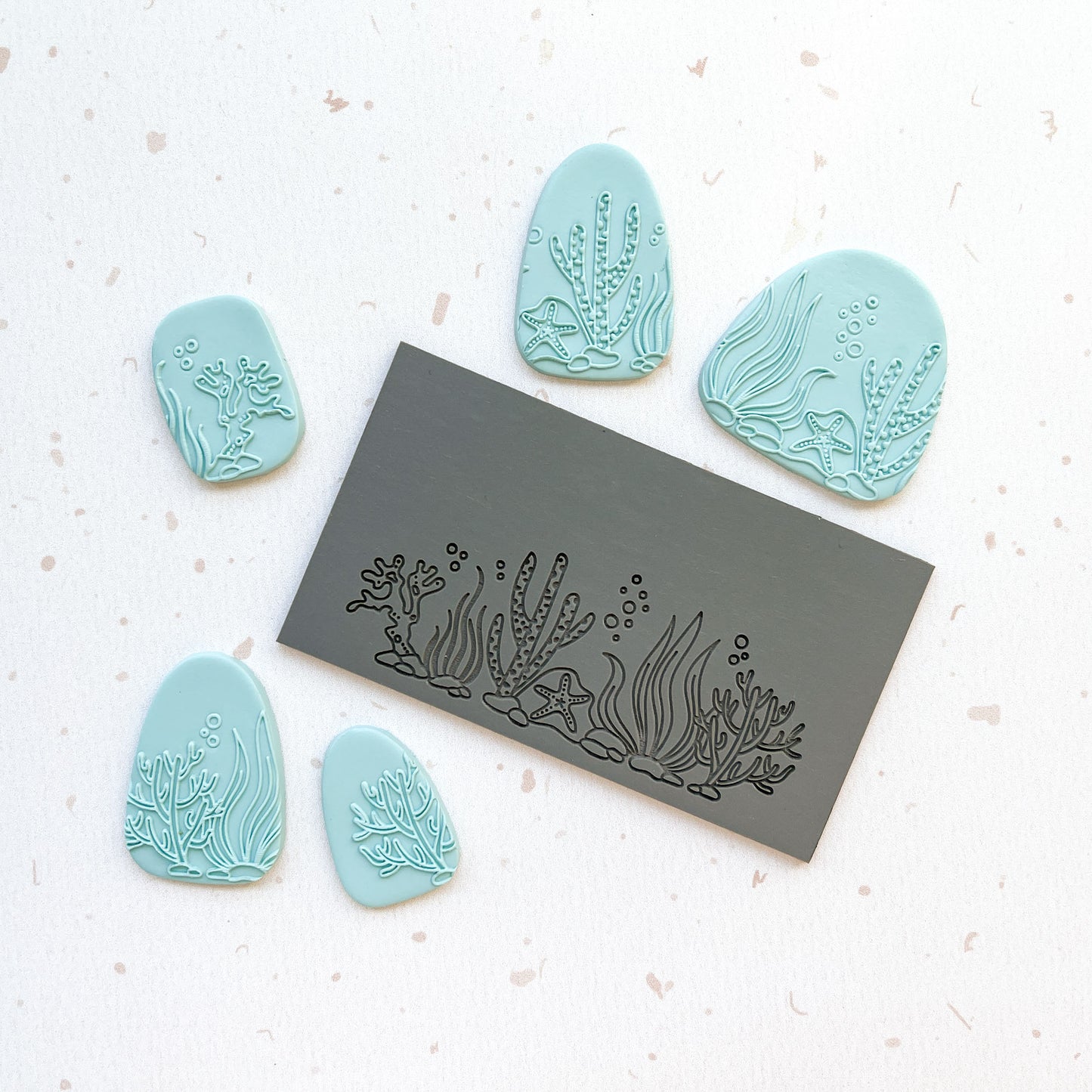Texture Mat for Polymer Clay, Coral Reef