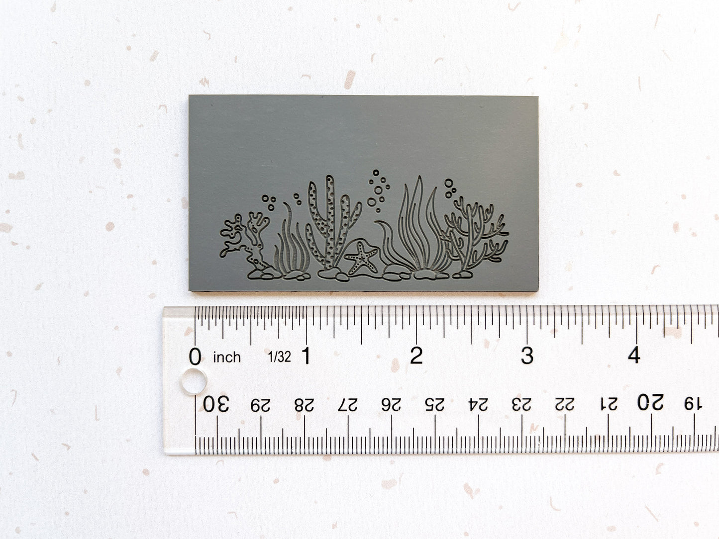 Texture Mat for Polymer Clay, Coral Reef