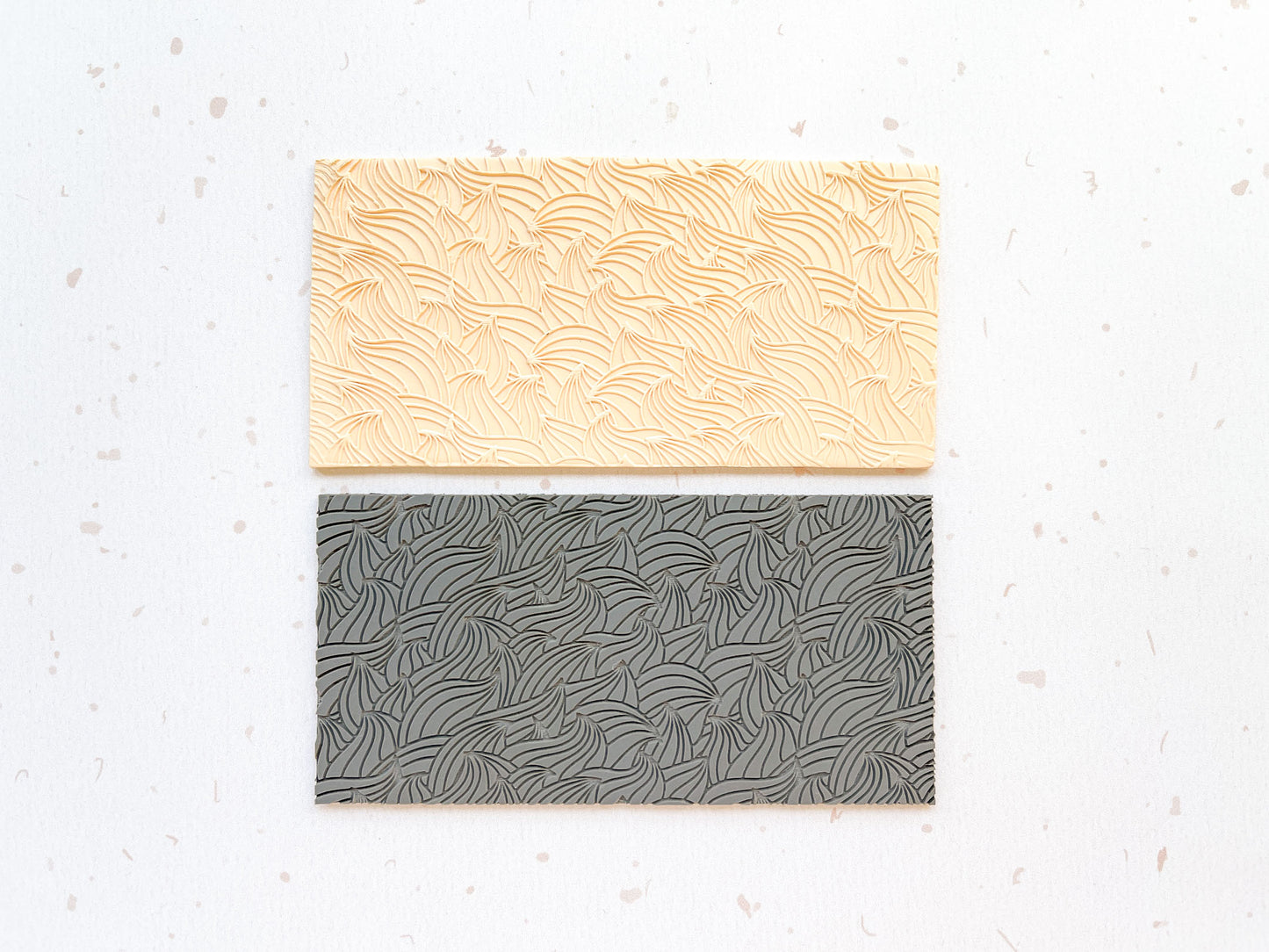 Texture Mat for Polymer Clay, Abstract Wavy Pattern