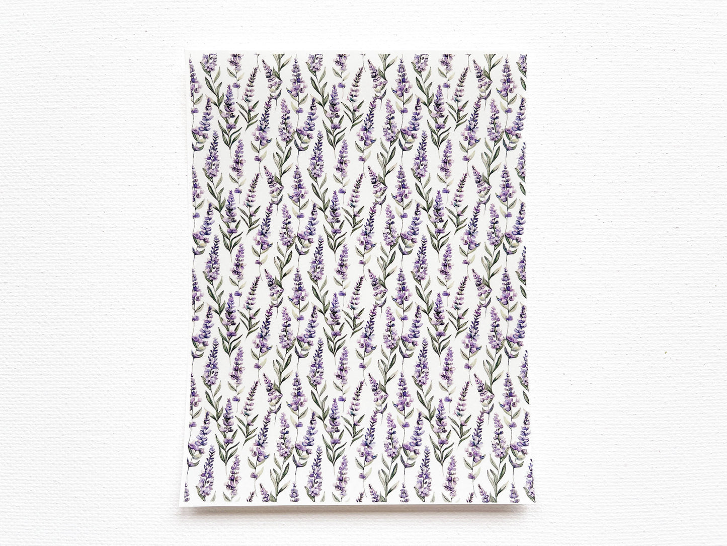 Transfer Sheet for Polymer Clay, Lavender #2