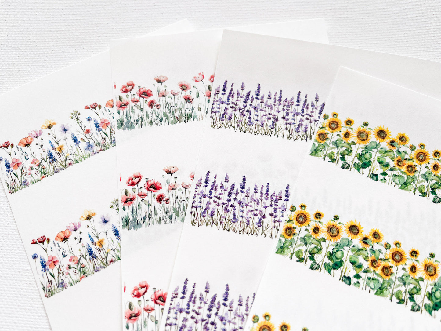 Transfer Sheet for Polymer Clay, Summer Flowers