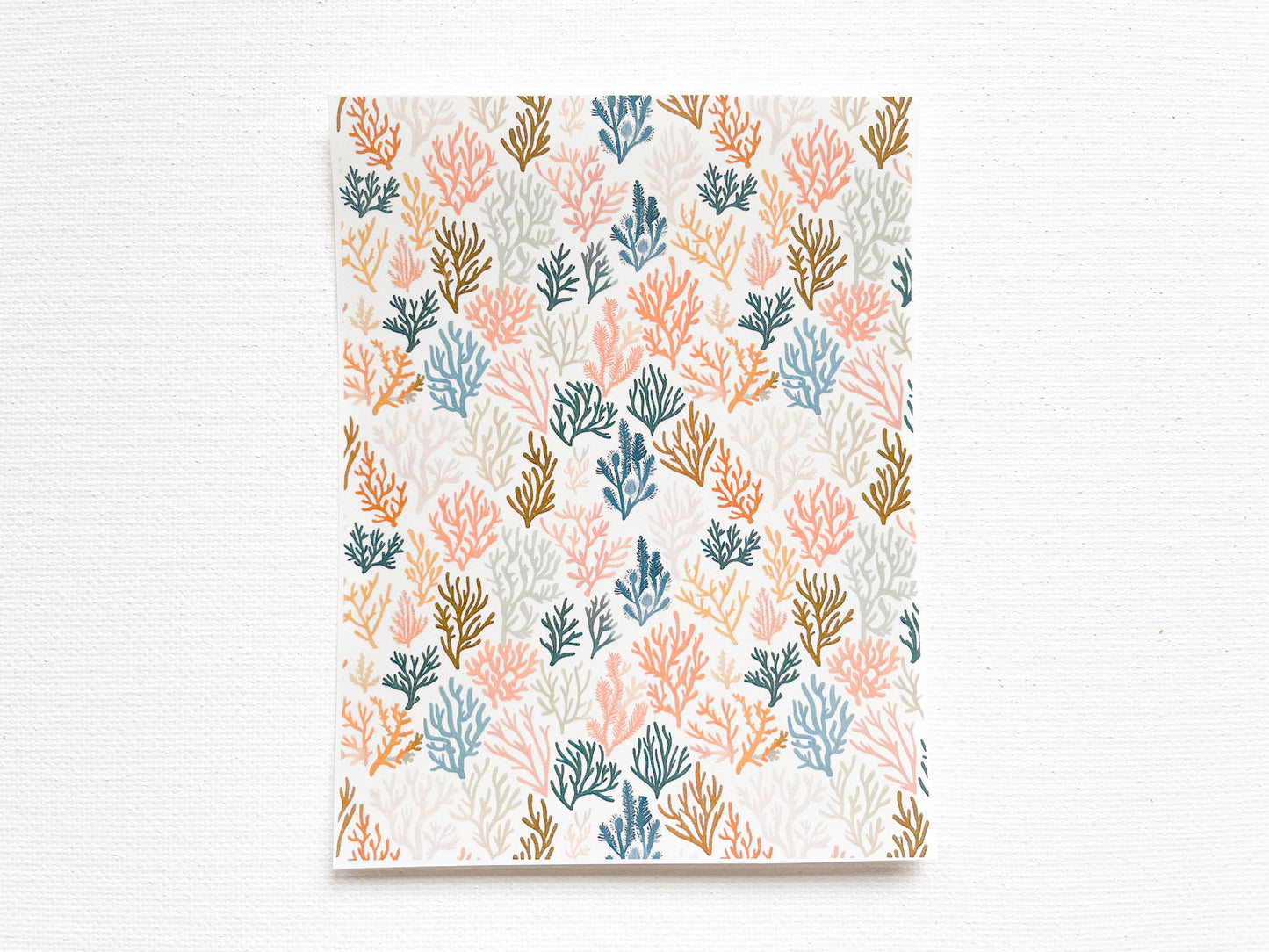 Transfer Sheet for Polymer Clay, Corals
