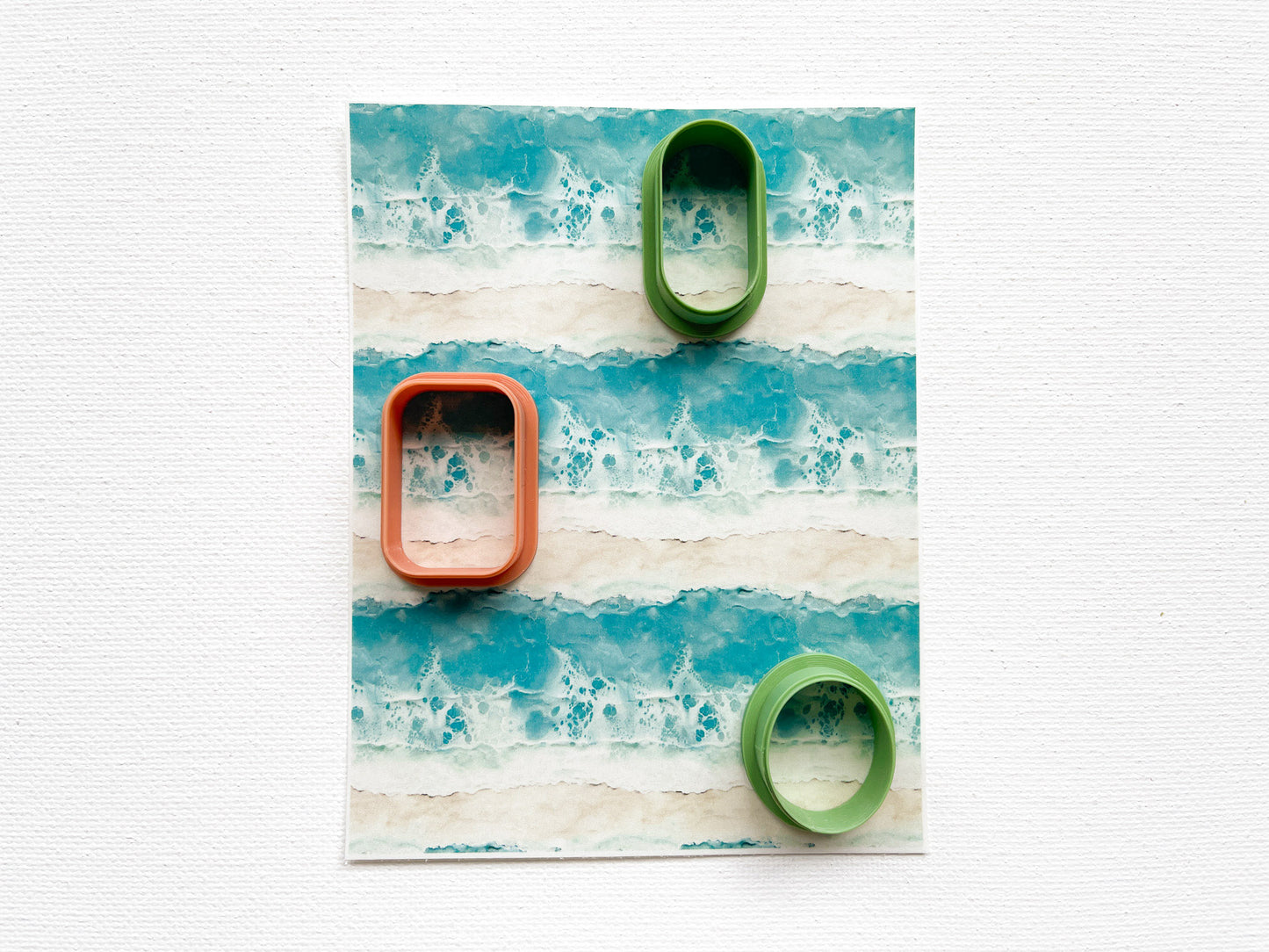 Transfer Sheet for Polymer Clay, Ocean