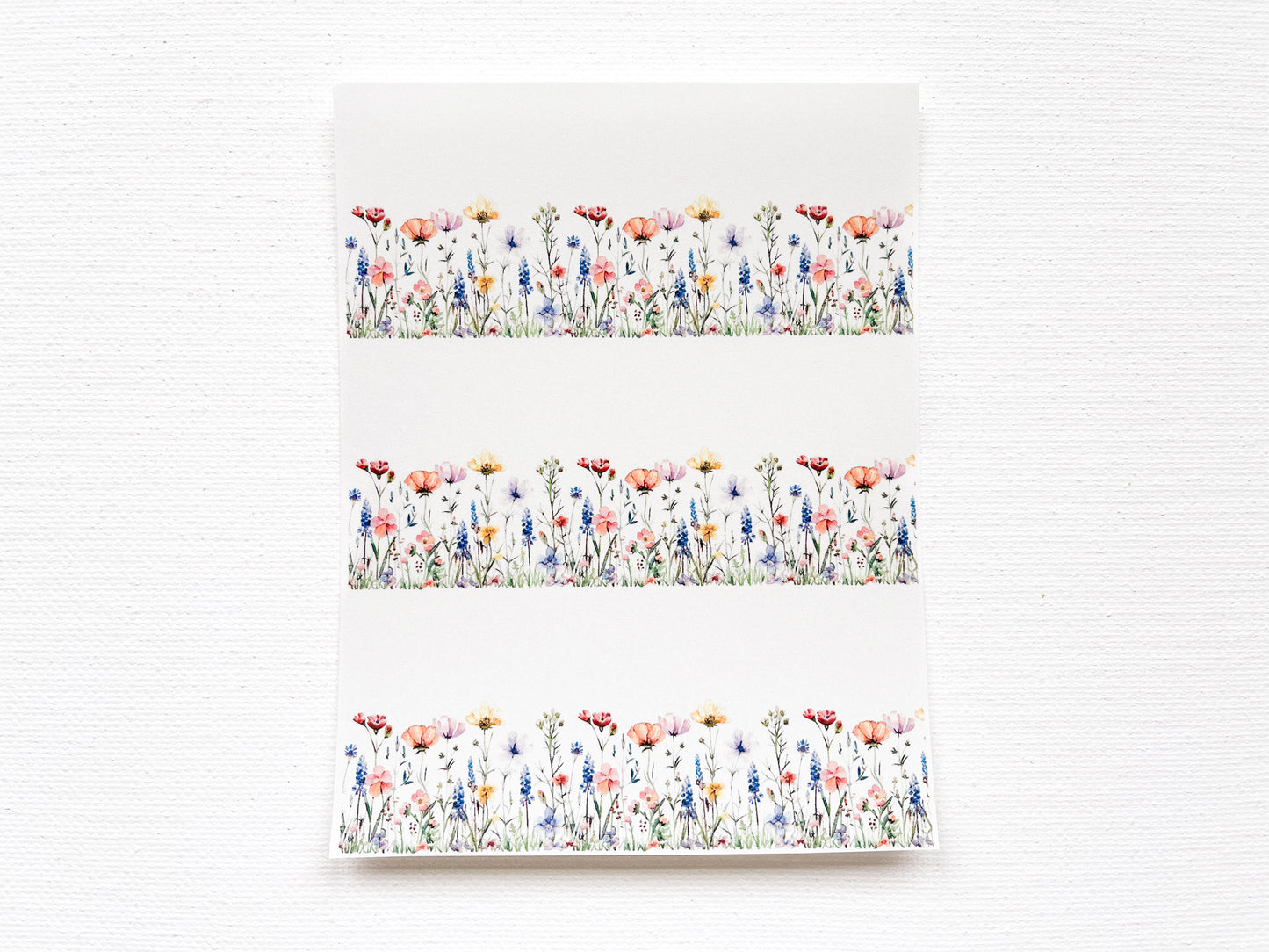Transfer Sheet for Polymer Clay, Summer Flowers
