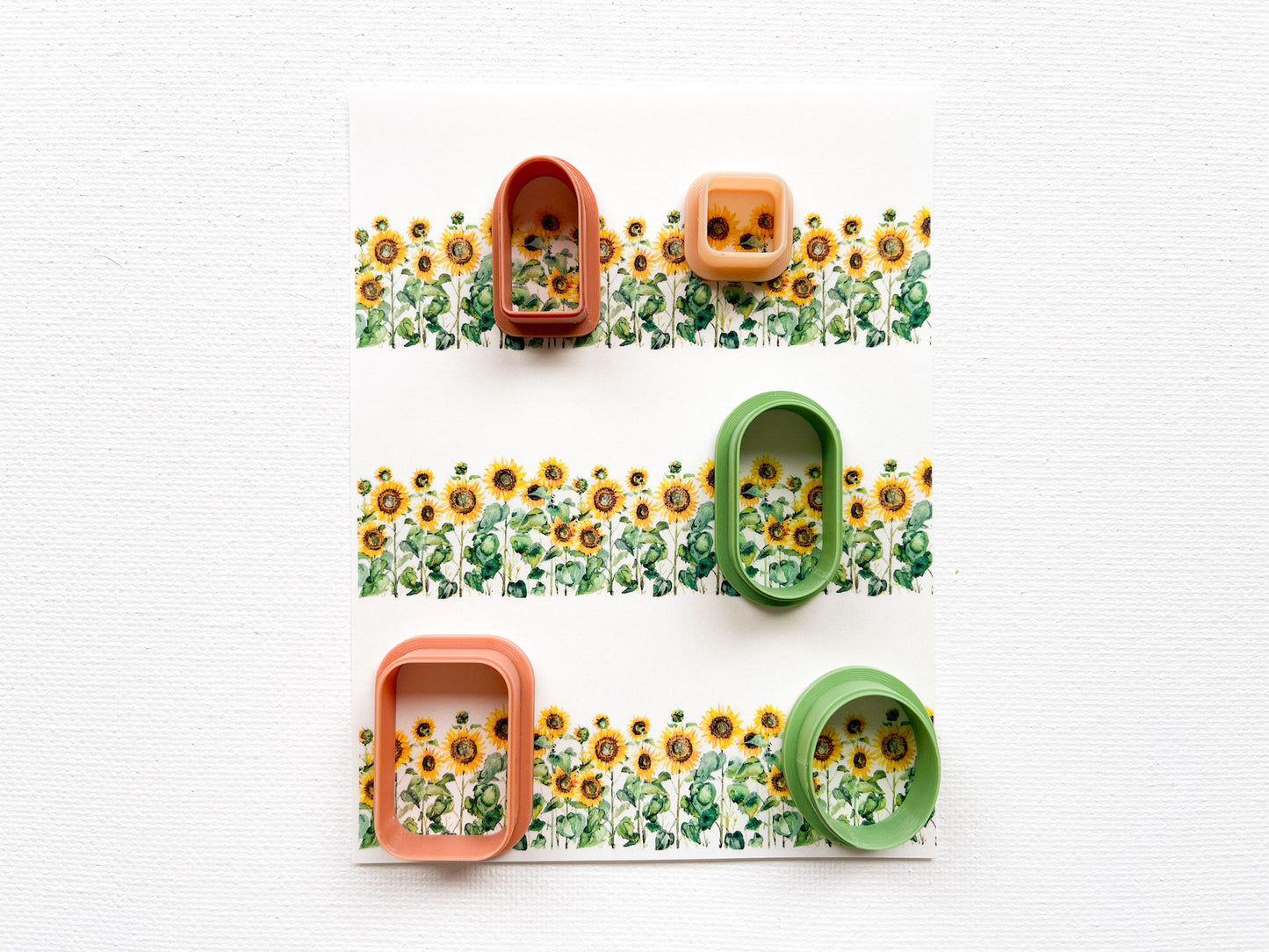 Transfer Sheet for Polymer Clay, Summer Flowers