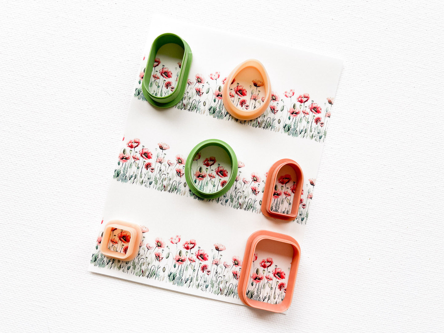 Transfer Sheet for Polymer Clay, Summer Flowers
