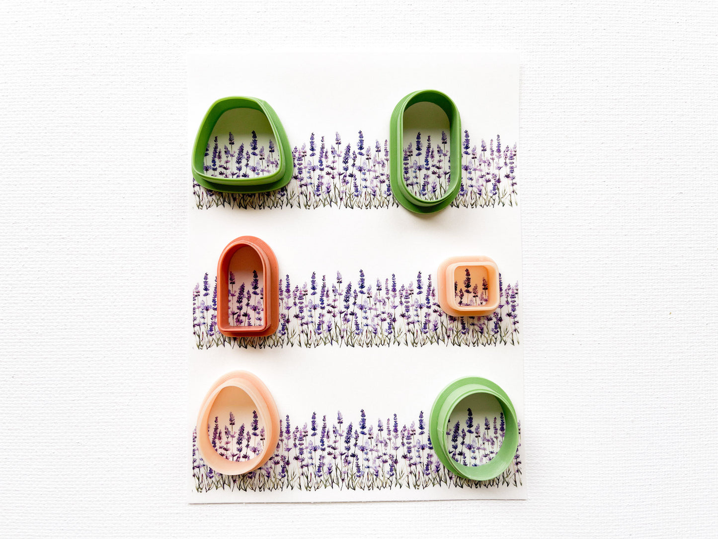 Transfer Sheet for Polymer Clay, Summer Flowers