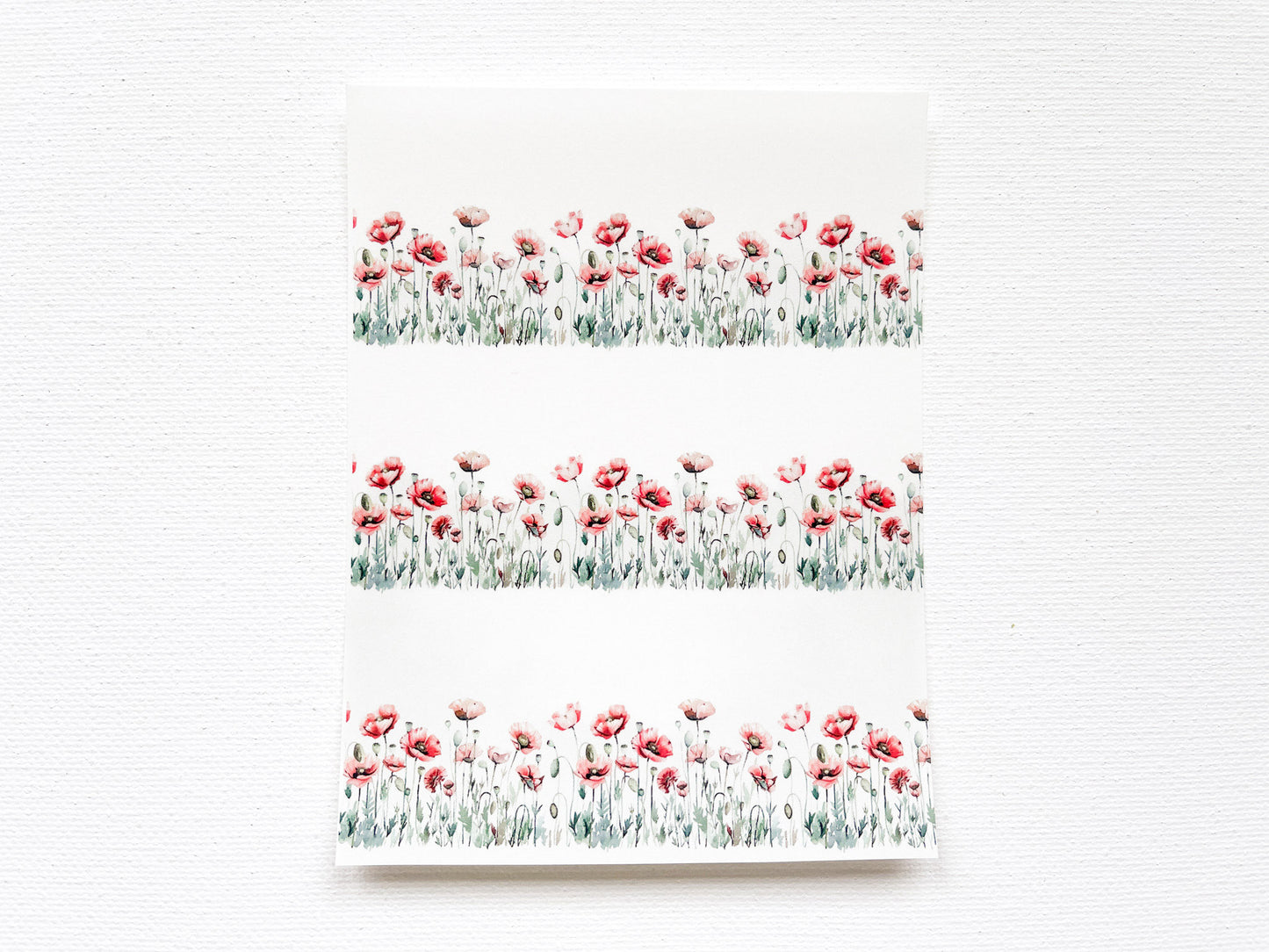 Transfer Sheet for Polymer Clay, Summer Flowers