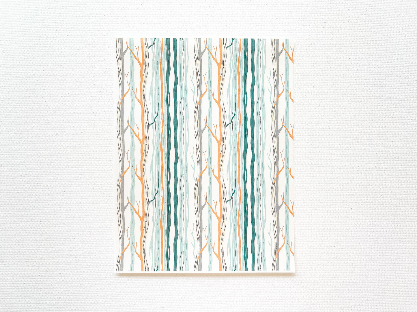 Transfer Sheet for Polymer Clay, Water-Soluble Paper, Abstract Line Pattern