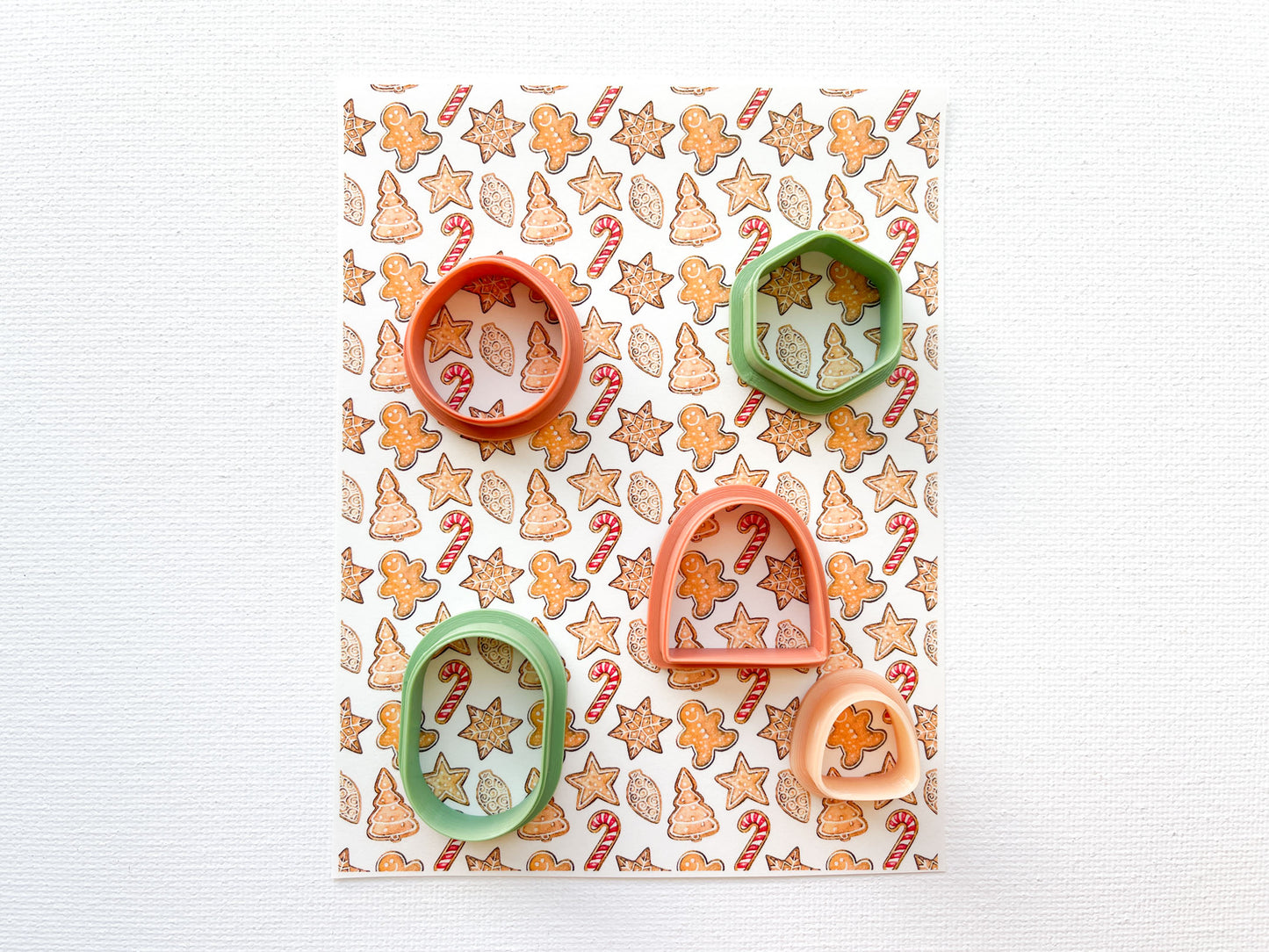 Transfer Sheet for Polymer Clay, Gingerbread Cookies