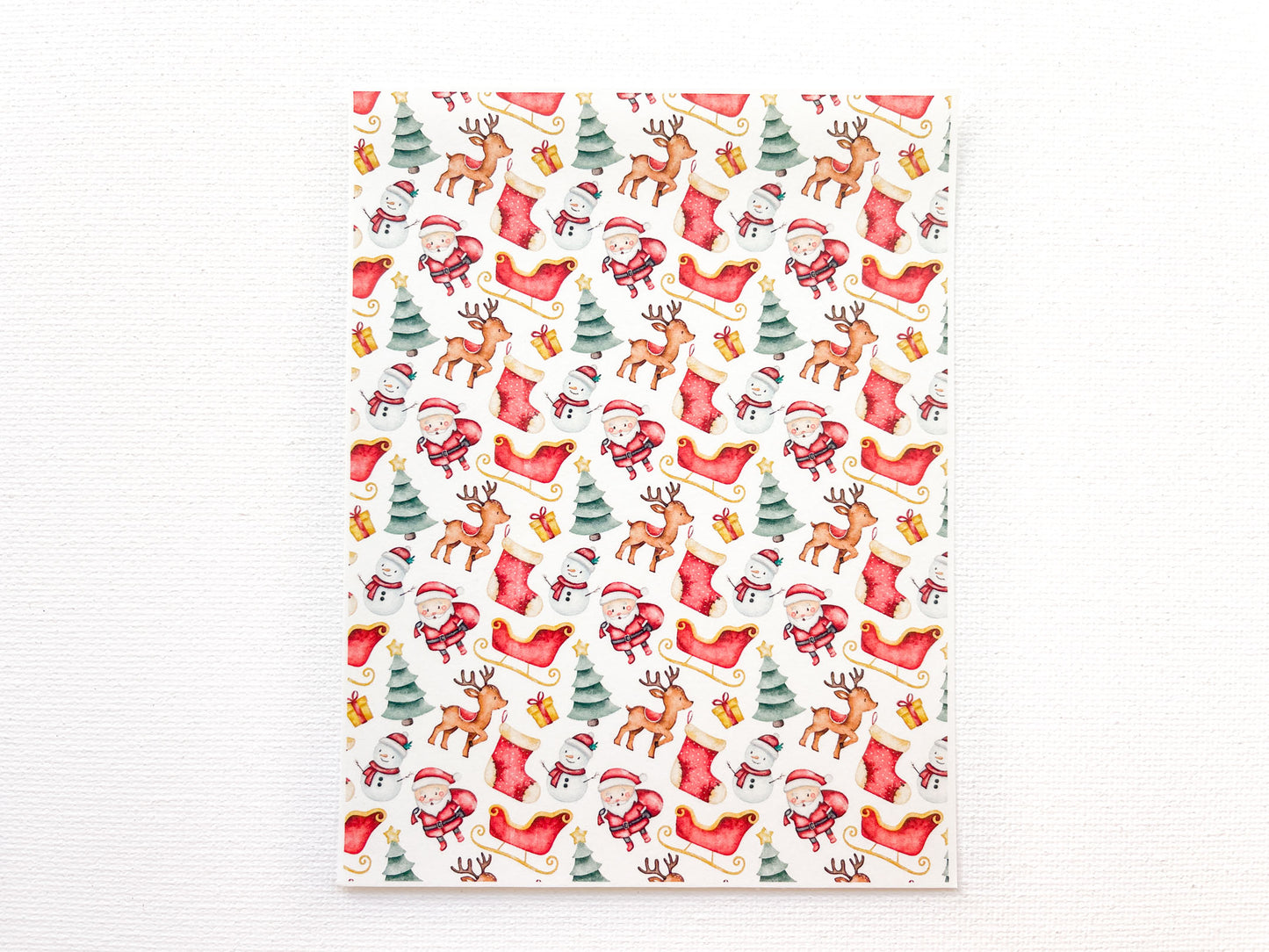 Transfer Sheet for Polymer Clay, Christmas