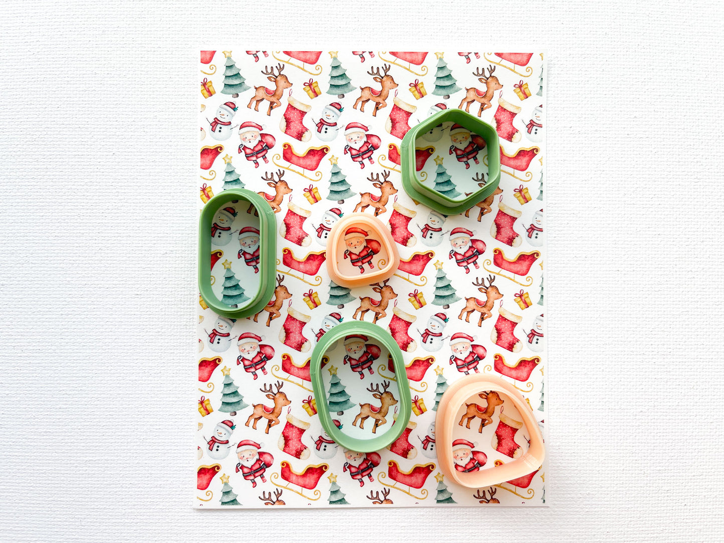 Transfer Sheet for Polymer Clay, Christmas