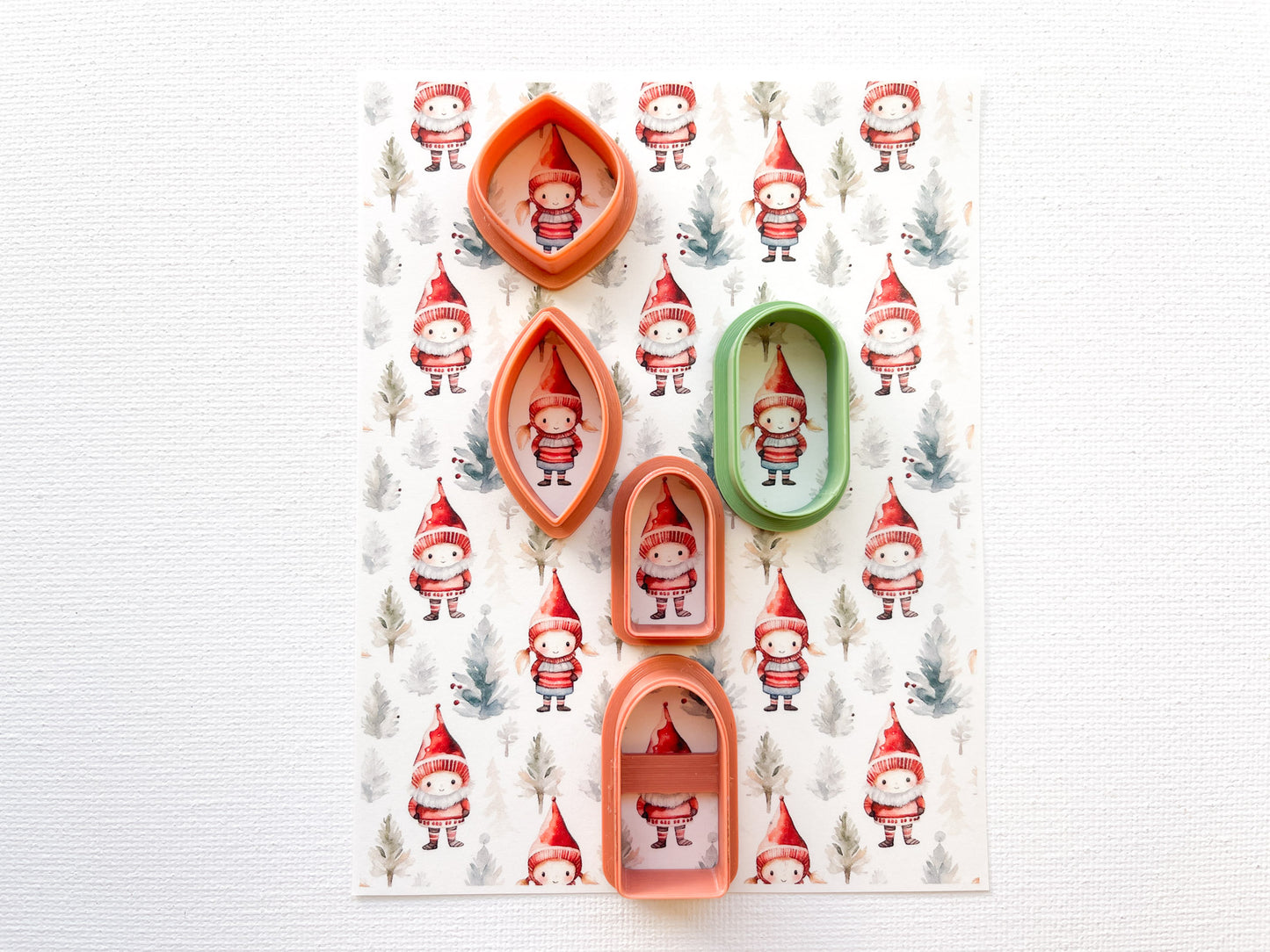 Transfer Sheet for Polymer Clay, Elves