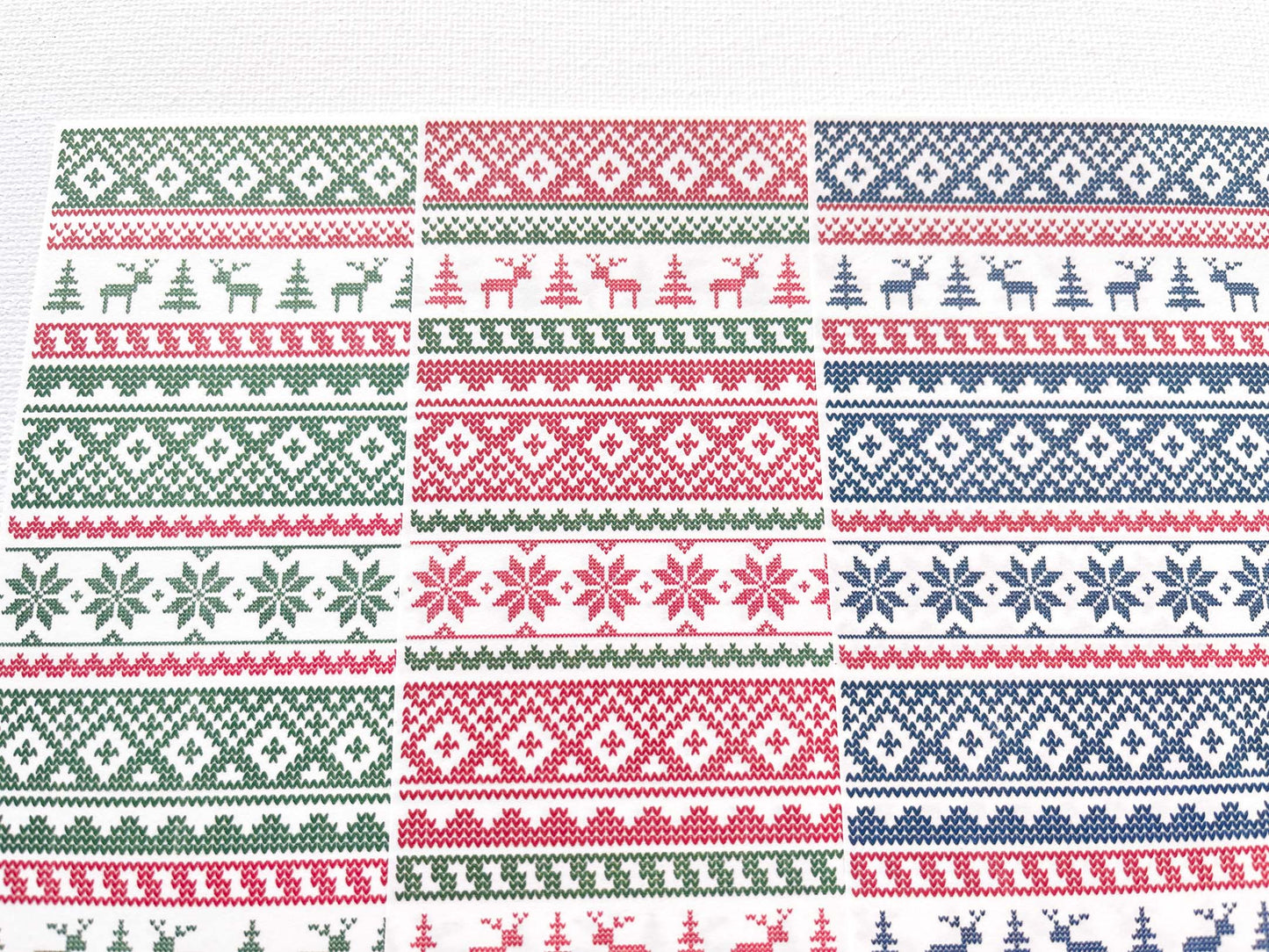 Transfer Sheet for Polymer Clay, Sweater Pattern