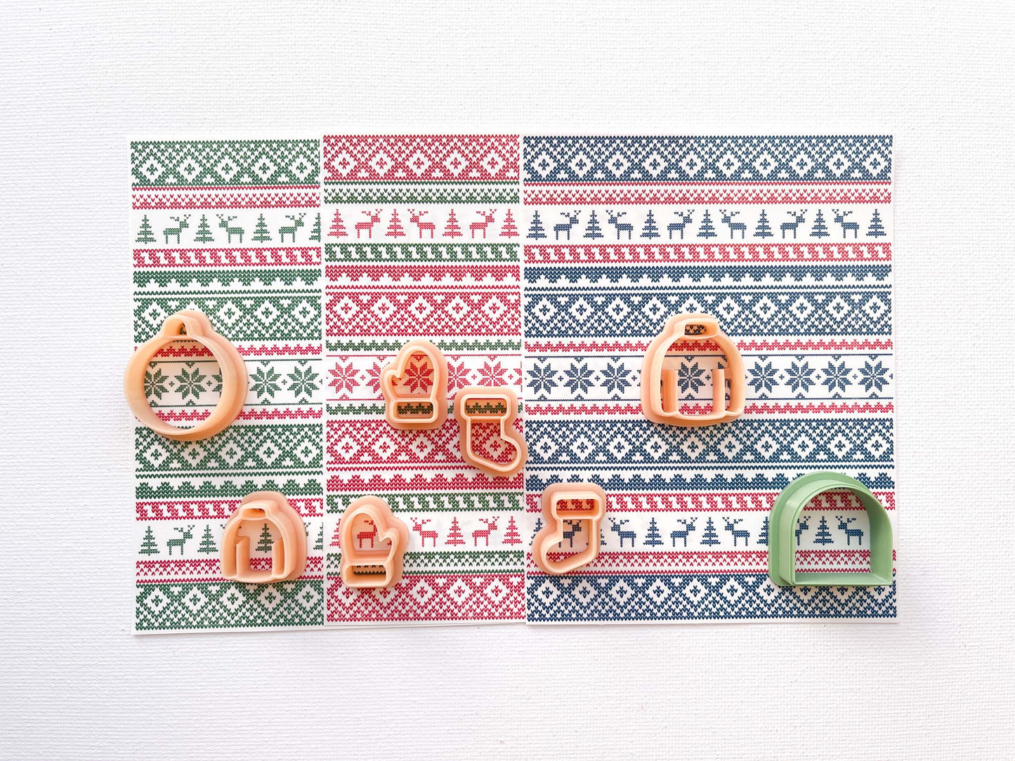 Transfer Sheet for Polymer Clay, Sweater Pattern