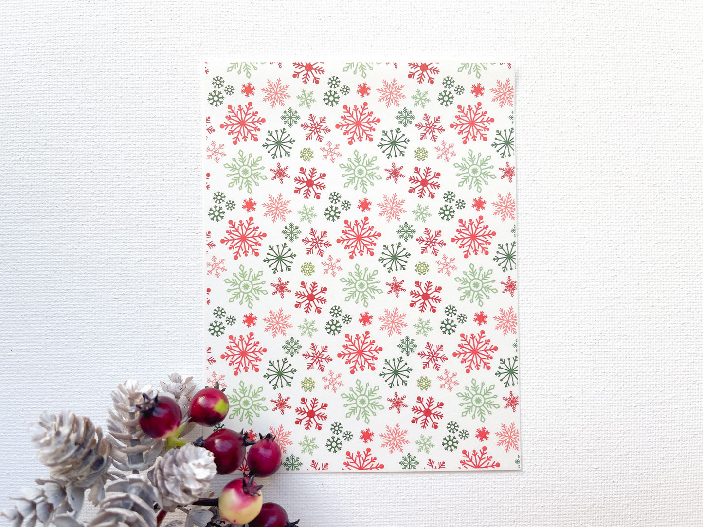 Transfer Sheet for Polymer Clay, Snowflakes