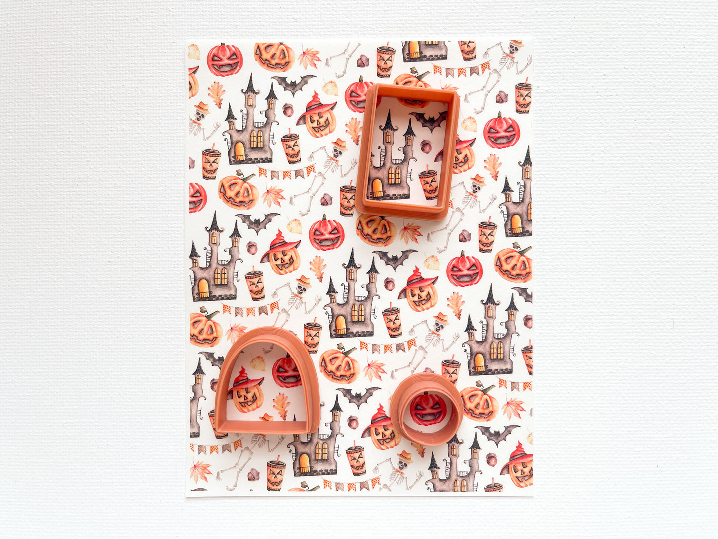 Transfer Sheet for Polymer Clay, Halloween #2