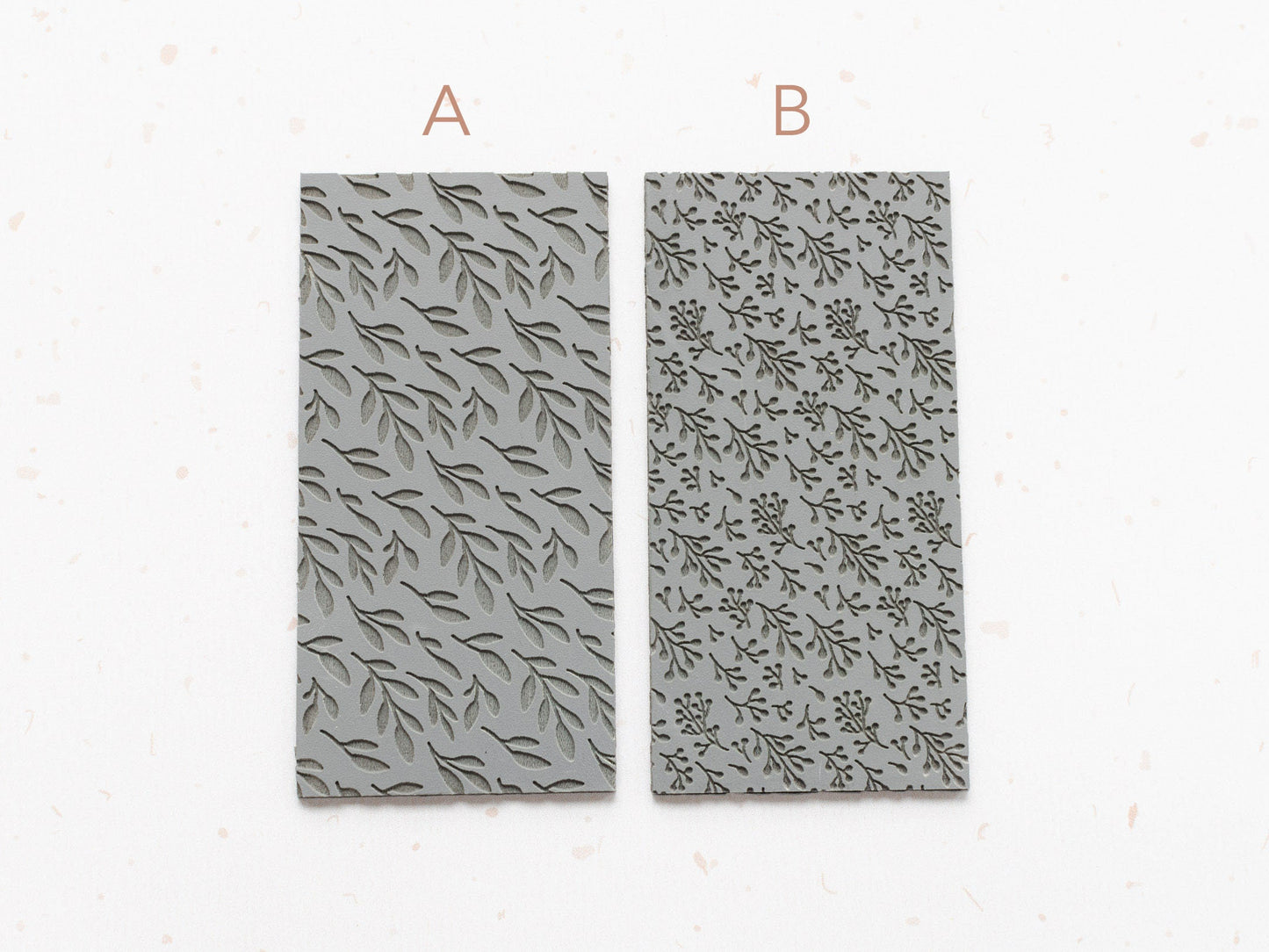 Foliage Pattern Texture Mat for Polymer Clay, Tree Branches and Leaves