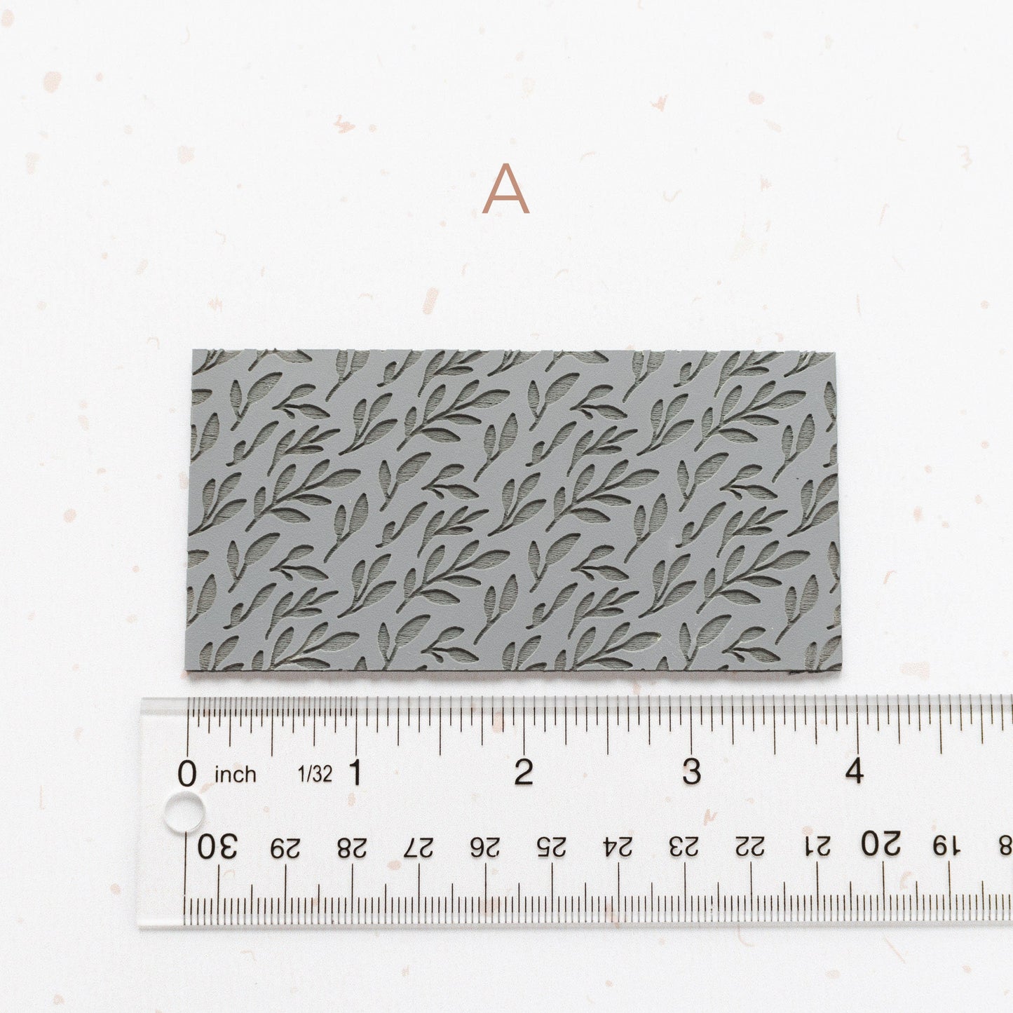 Foliage Pattern Texture Mat for Polymer Clay, Tree Branches and Leaves
