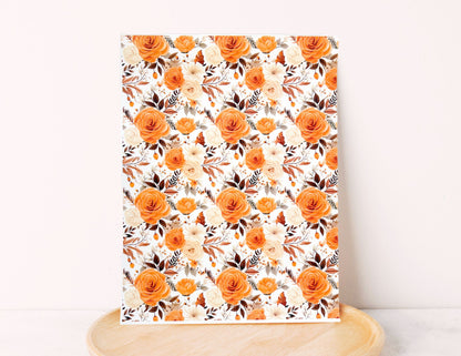 Transfer Sheet for Polymer Clay, Orange Roses