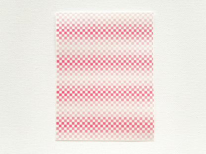 Transfer Sheet for Polymer Clay, Checkerboard Pattern #2