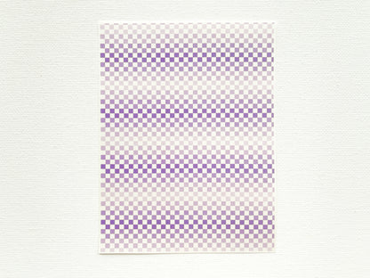 Transfer Sheet for Polymer Clay, Checkerboard Pattern #2