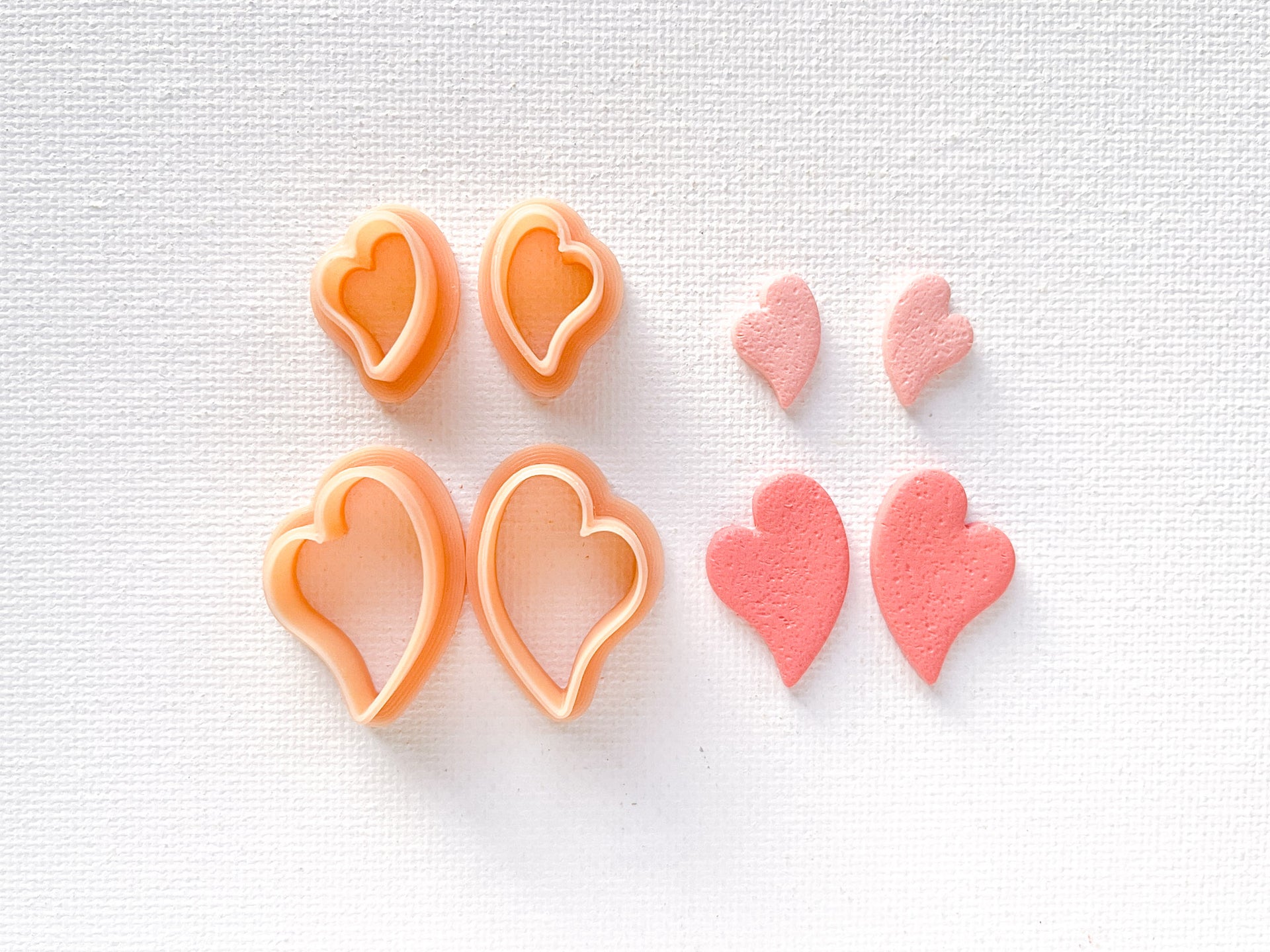 Asymmetrical Heart | Polymer Clay Cutter