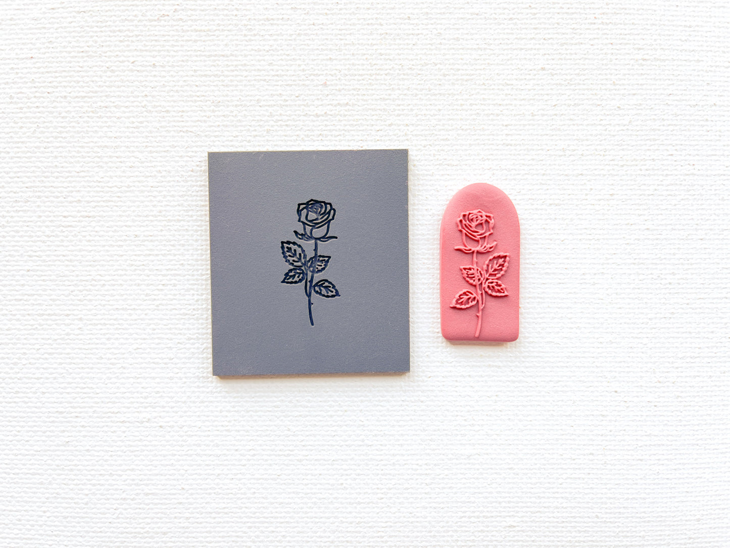 Embossing Texture Mat for Polymer Clay, Roses