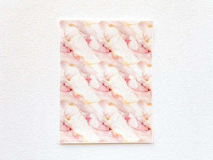 Transfer Sheet for Polymer Clay, Alcohol Ink Abstract Patterns