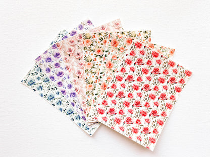Transfer Sheet for Polymer Clay, Roses