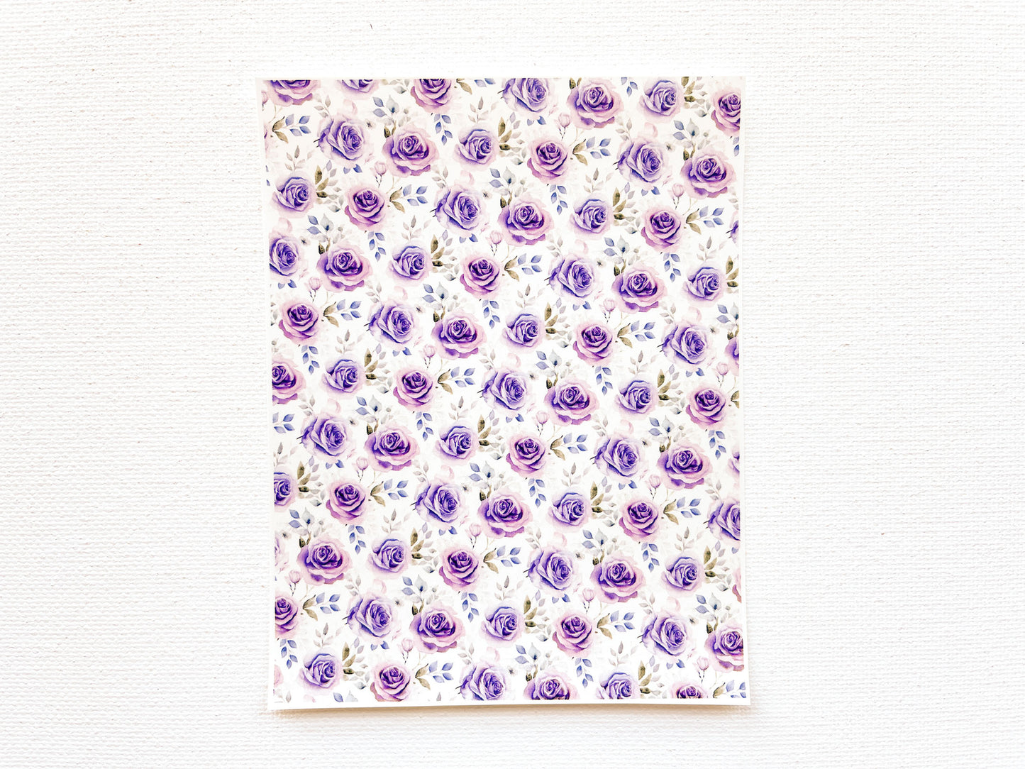 Transfer Sheet for Polymer Clay, Roses