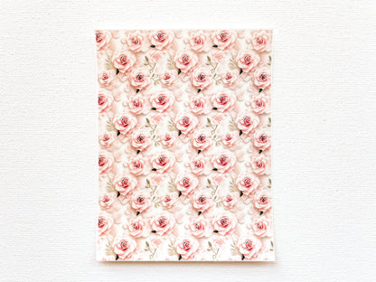 Transfer Sheet for Polymer Clay, Roses