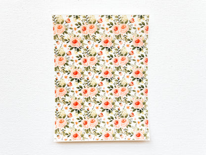 Transfer Sheet for Polymer Clay, Roses