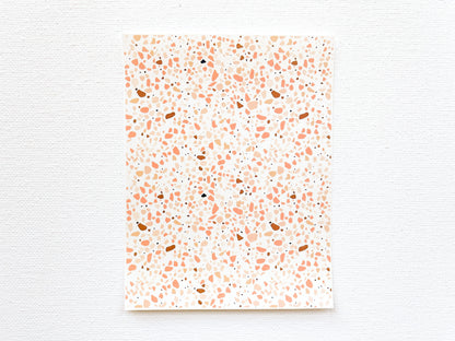 Transfer Sheet for Polymer Clay, Terrazzo Mosaic Stone Pattern