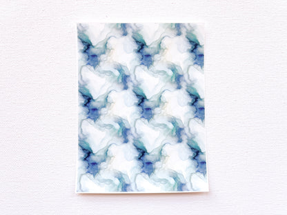 Transfer Sheet for Polymer Clay, Alcohol Ink Abstract Patterns