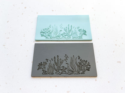 Texture Mat for Polymer Clay, Coral Reef