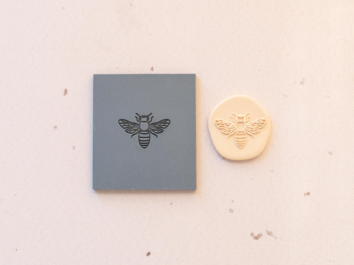 Embossing Texture Mat for Polymer Clay / Bee, Dragonfly and Butterfly