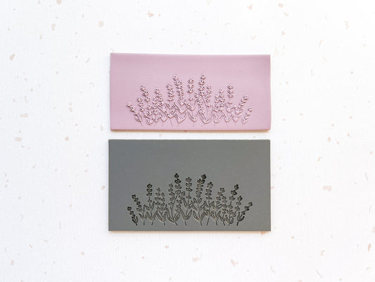 Lavender Field Texture Mat for Polymer Clay