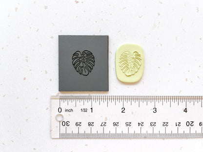 Embossing Texture Mat for Polymer Clay / Palm Leaf, Hibiscus, Monstera