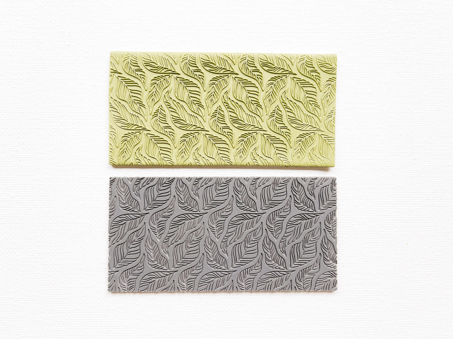 Texture Mat for Polymer Clay, Abstract Leaf Pattern