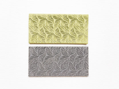 Texture Mat for Polymer Clay, Abstract Leaf Pattern