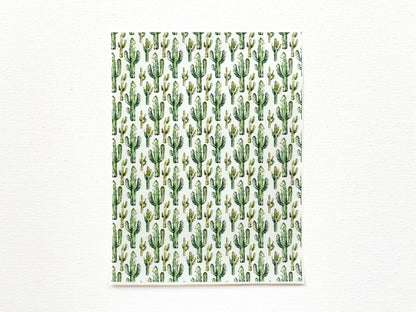 Transfer Sheet for Polymer Clay, Cactus Pattern
