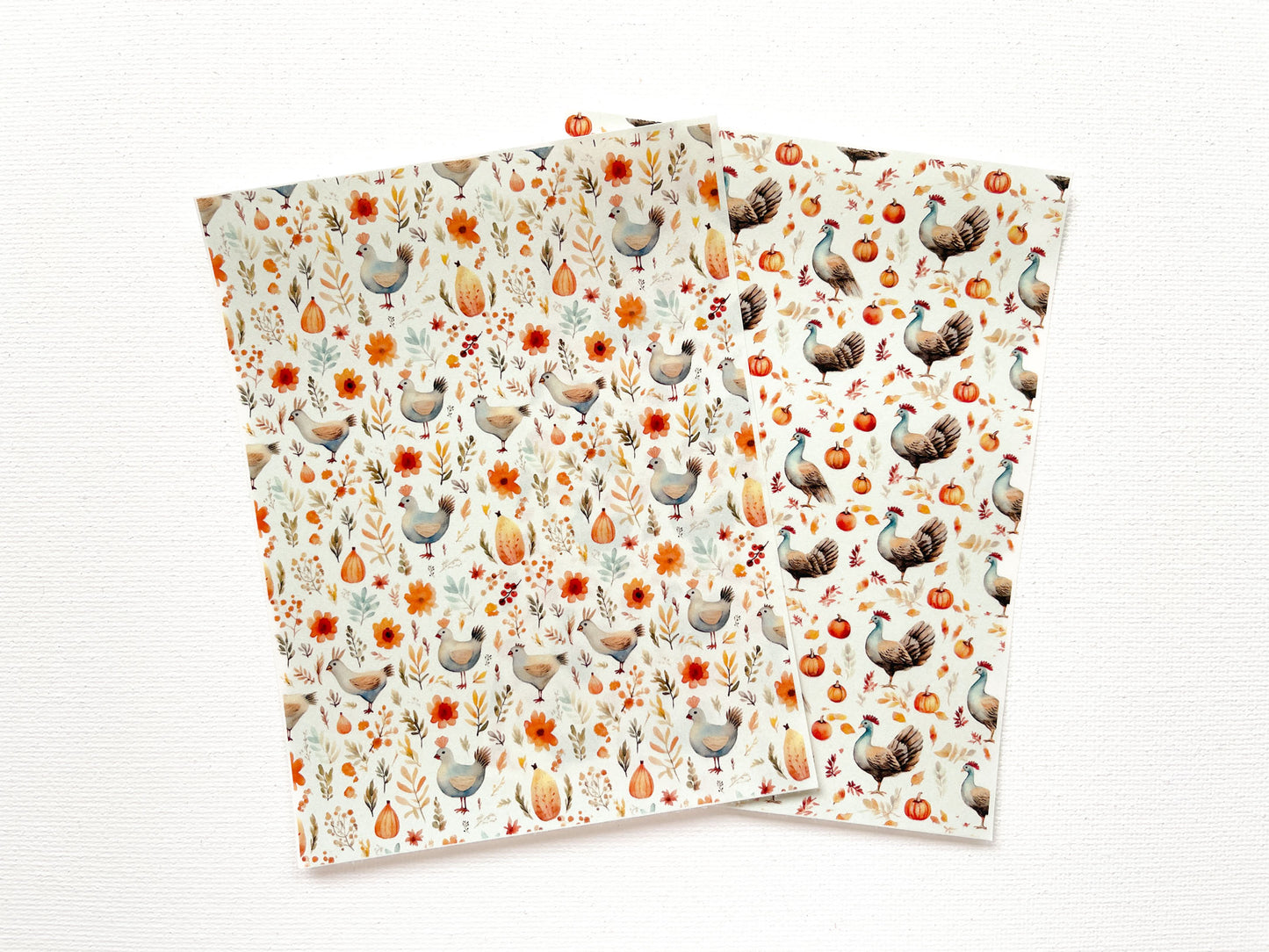 Transfer Sheet for Polymer Clay, Fall Birds